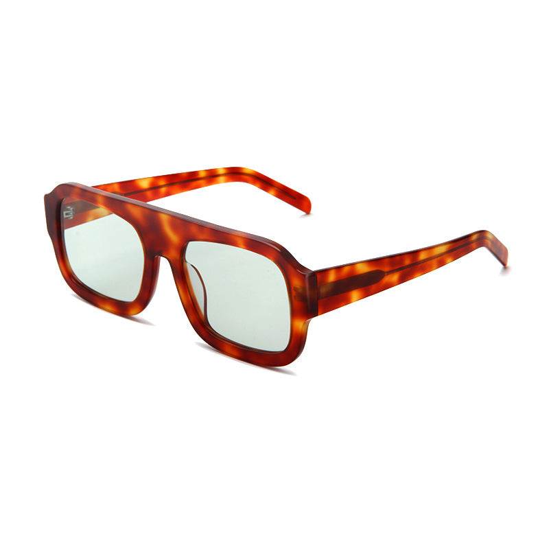 Damen quadratische Sonnenbrille aus hochwertigem Kunststoff mit polarisierenden Gläsern Karnz
