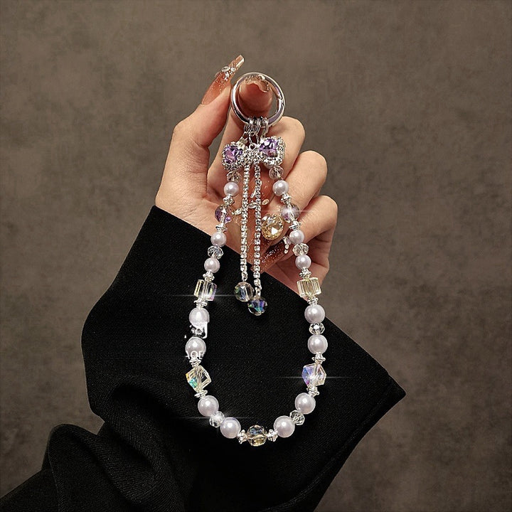 Elegante Multi-String Perlen Schlüsselanhänger Karnz