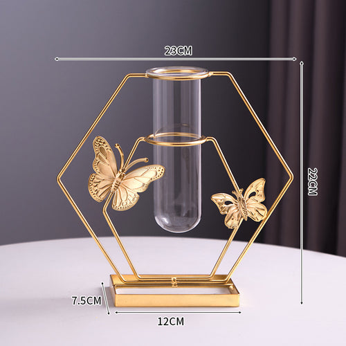 Geometrische Schmetterlings-Dekor-Vasenhalter