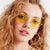Damen elegante ovale Brille Karnz