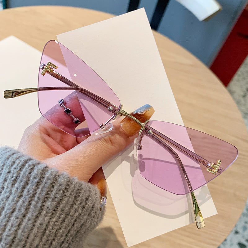 Damen Cat-Eye Sonnenbrille im modernem Design mit innovativem Rahmen Karnz