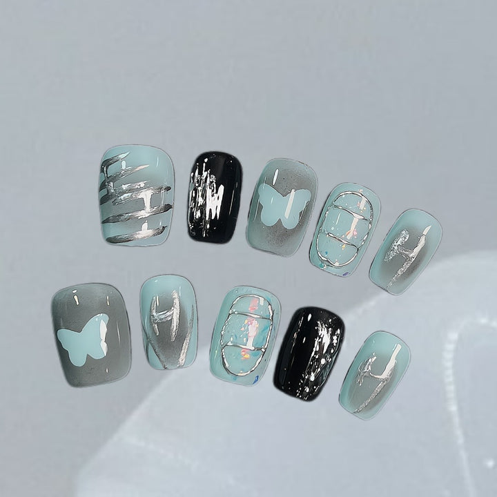 Künstlerische anpassbare Press-On-Nagelkollektion