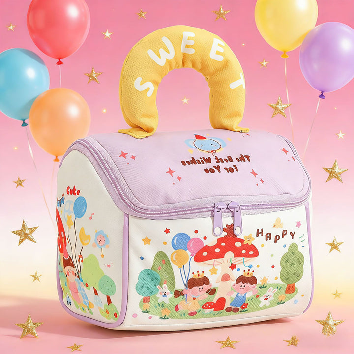 Niedliche Themenisolierte Lunch Tasche