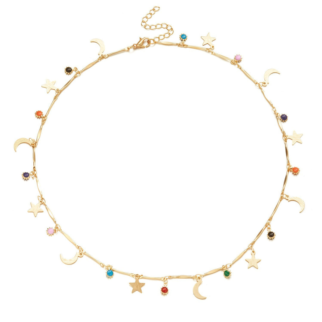 Herz Charm Statement Halskette Karnz