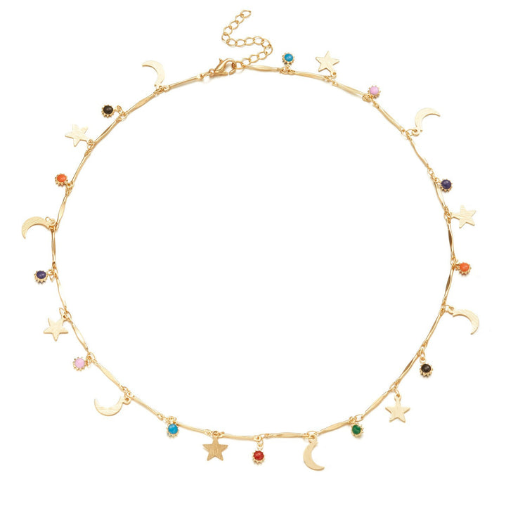 Herz Charm Statement Halskette Karnz