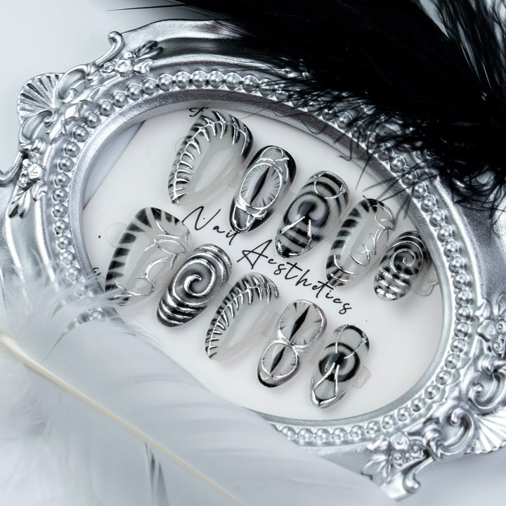 Gothic Fantasy Press-On Nagelkunst Set