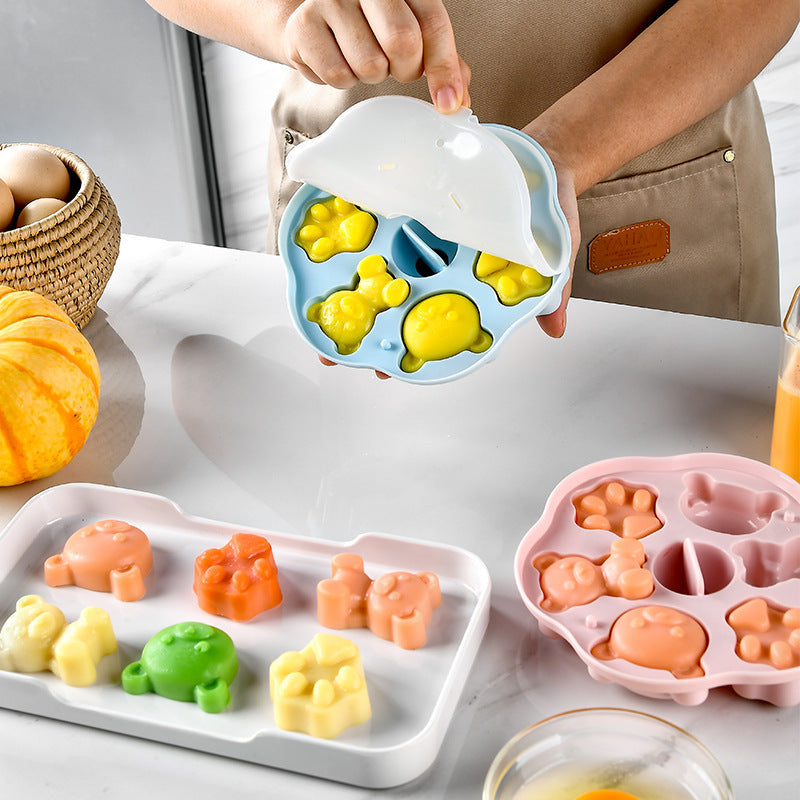 Silikon-Eiswürfelform mit Tierischen Motiven Karnz