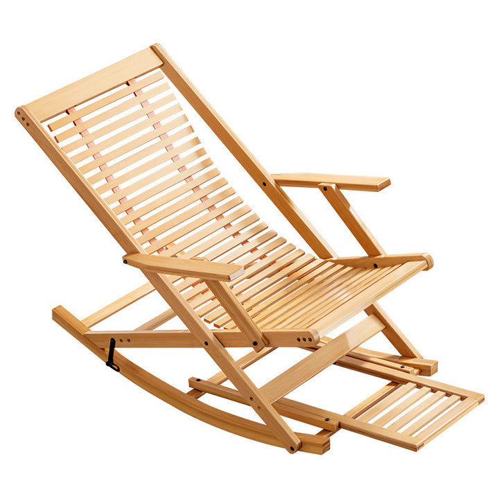 Hochwertiger Relaxsessel Mit Klappbarem Design Und Robustem Holzgestell Karnz
