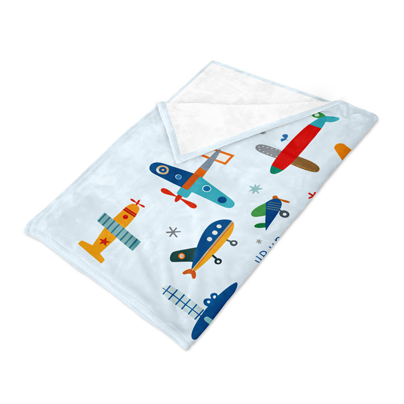 Flugzeug-Themen Kuschelfleece Decke