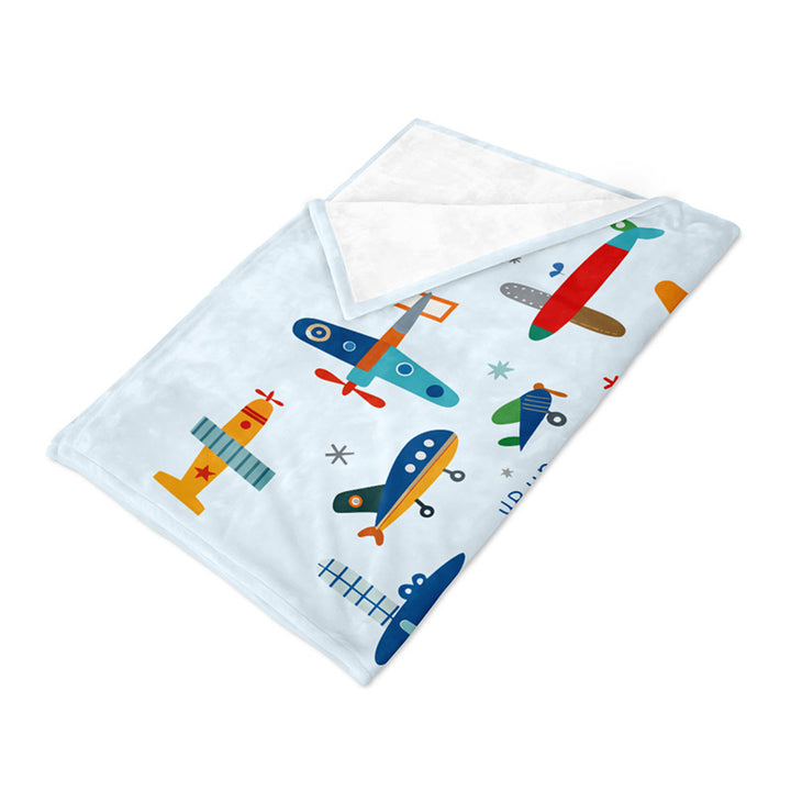 Flugzeug-Themen Kuschelfleece Decke