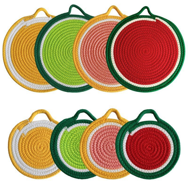Verspielter Platzuntersetzer Im Wassermelonen-Design Karnz