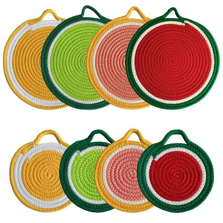 Verspielter Platzuntersetzer Im Wassermelonen-Design Karnz
