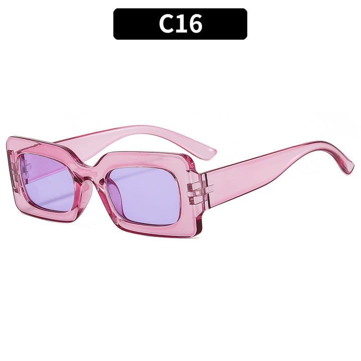 Stylische Retro Quadratische Sonnenbrille