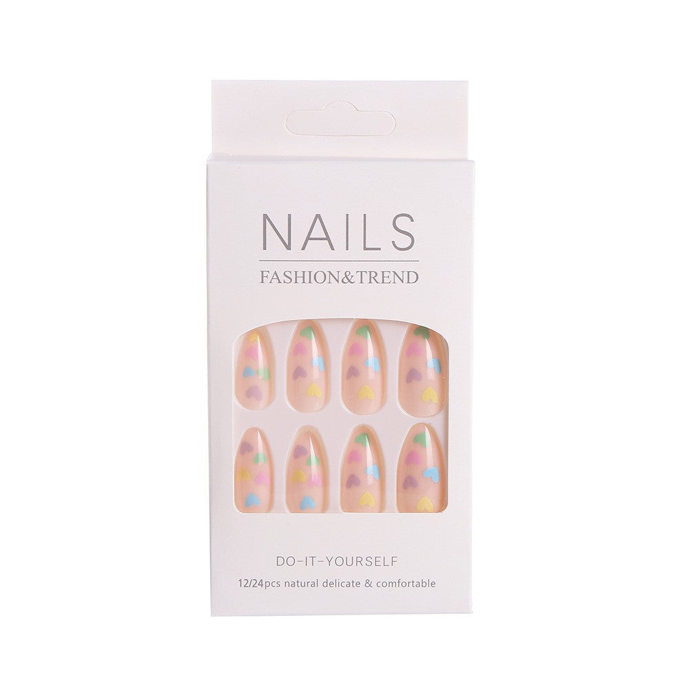 DIY dekorative Press-On Nagelset Karnz