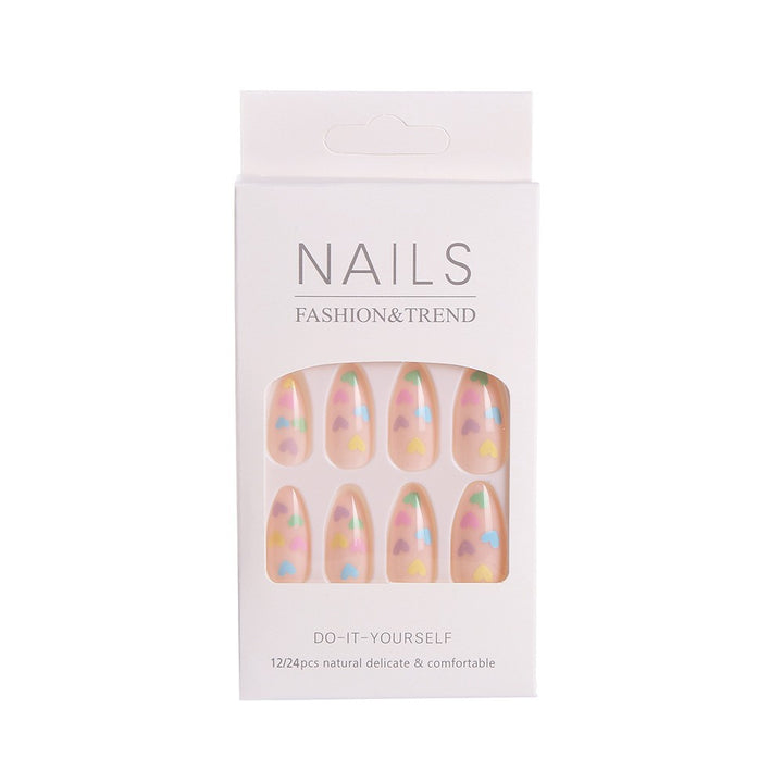 DIY dekorative Press-On Nagelset Karnz