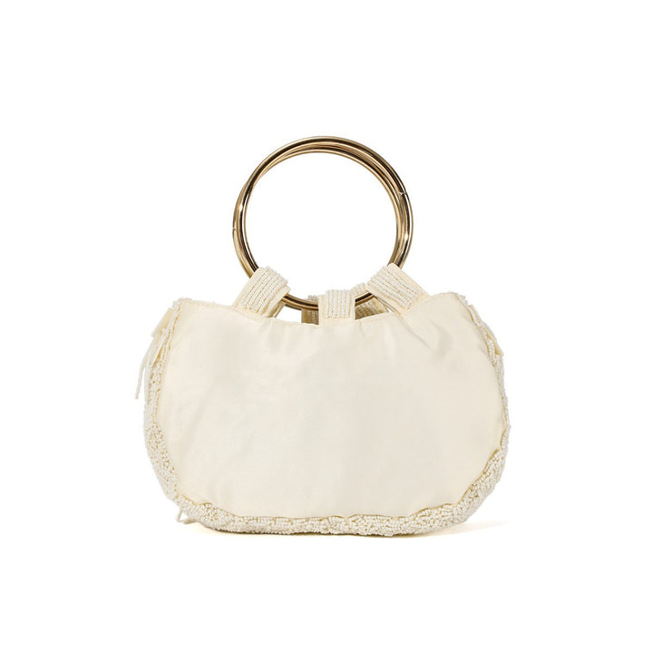 Texturierte Perlenhandtasche