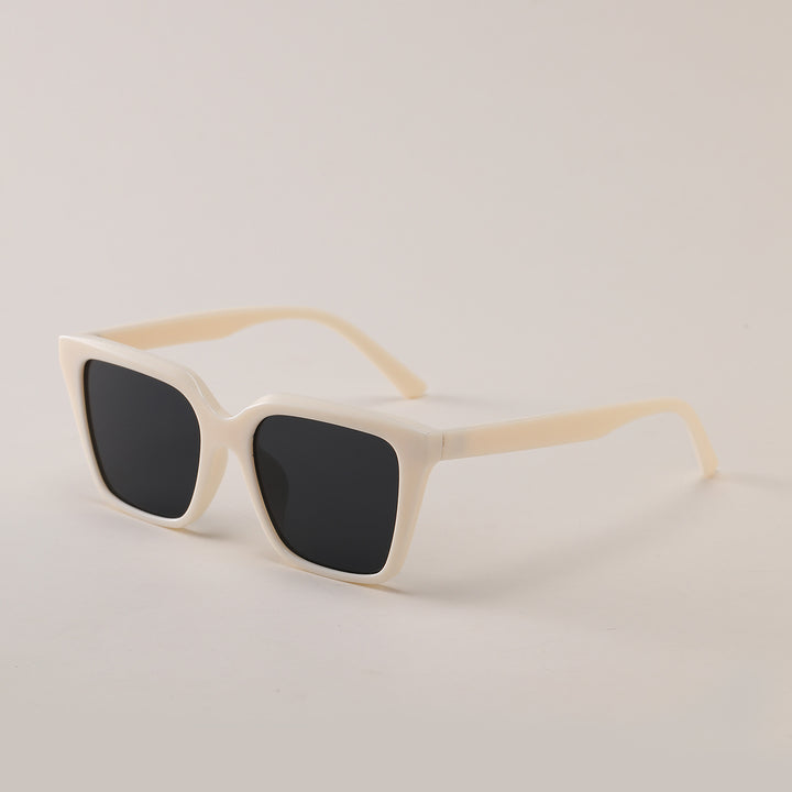 Damen geometrische Sonnenbrille mit schützendem UV-Filter und stylischem Schildpatt-Design Karnz