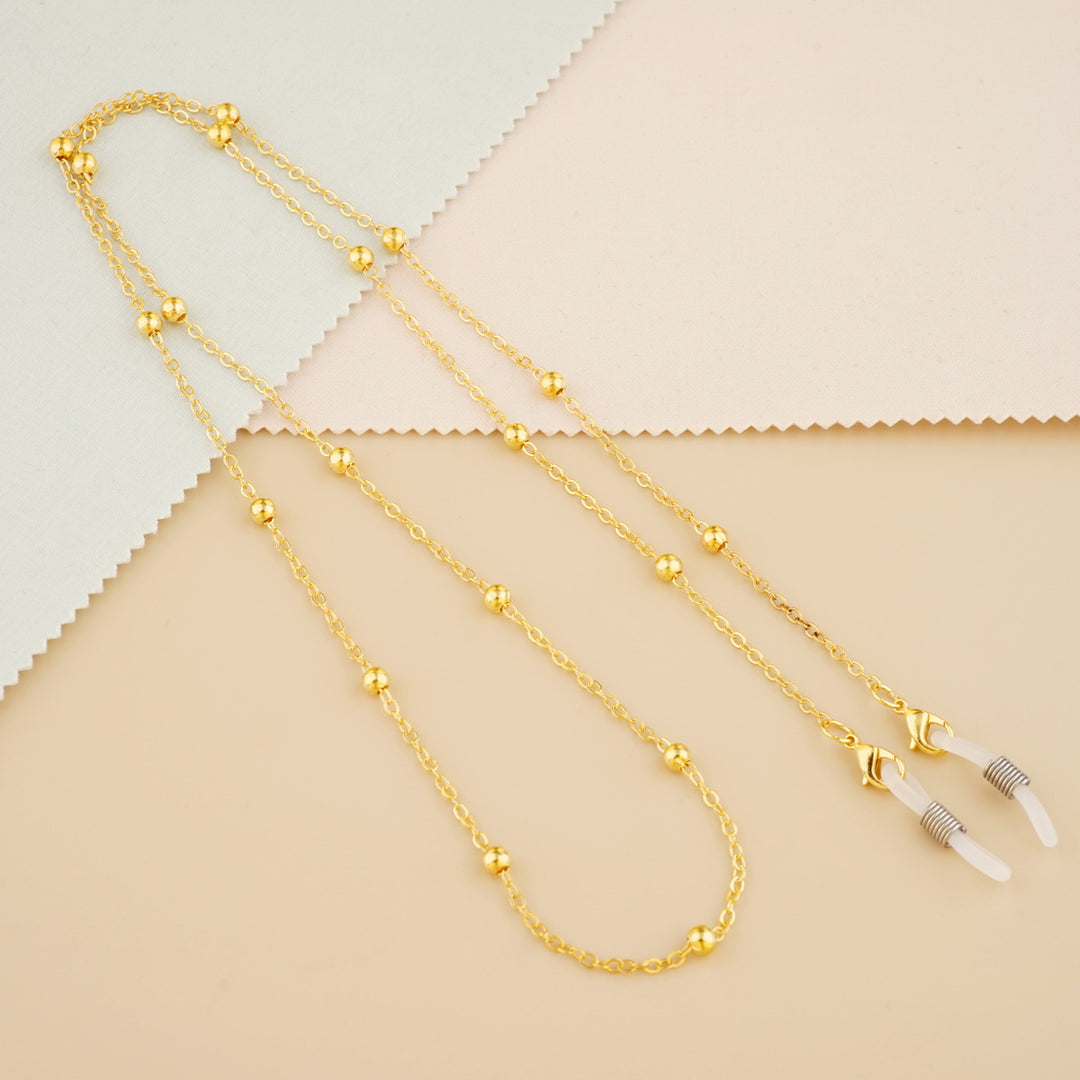 Silberperlen Dekorative Brillenhalter Kette Karnz