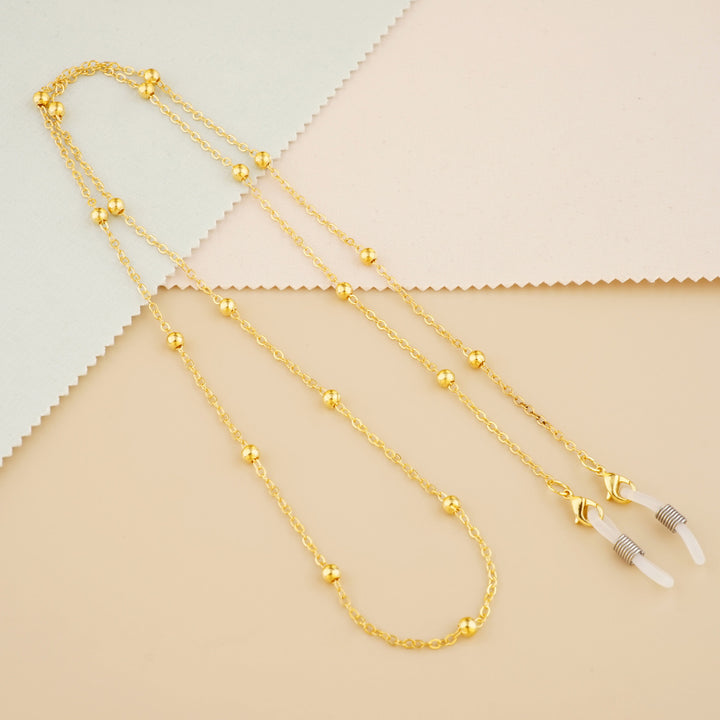 Silberperlen Dekorative Brillenhalter Kette Karnz