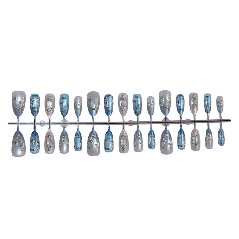 Glamouröse Dekorative Druck-Nagel Set Karnz
