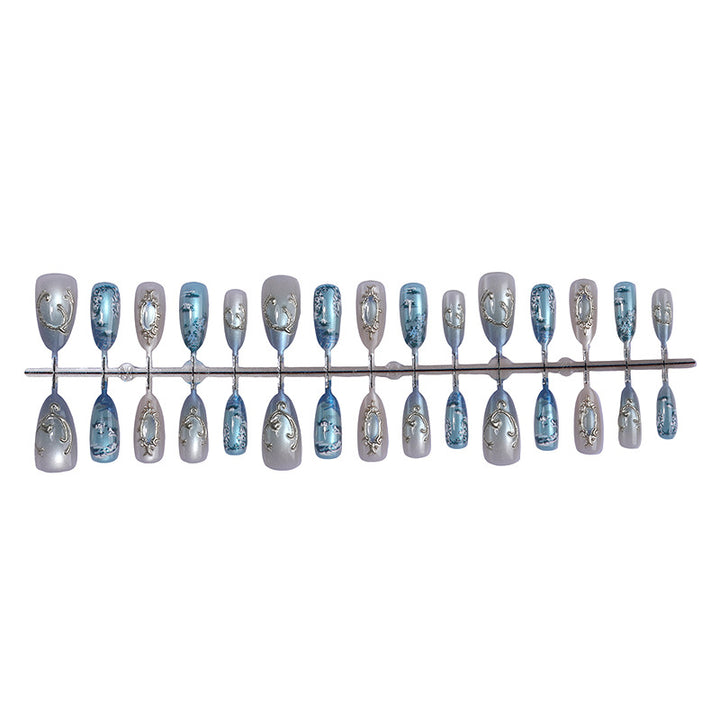 Glamouröse Dekorative Druck-Nagel Set Karnz
