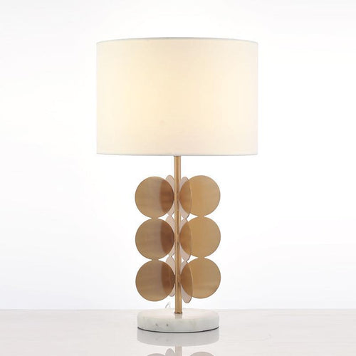 Künstlerische Tischlampe mit modernem geometrischem Design