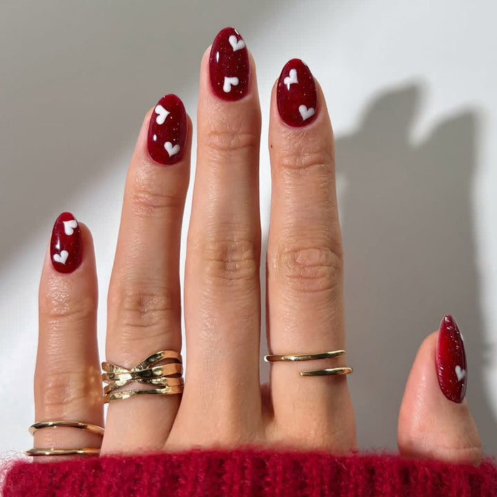 Herzdesign Press-On Nagelset Karnz
