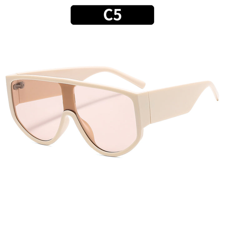 Futuristische Übergroße Schild Sonnenbrille