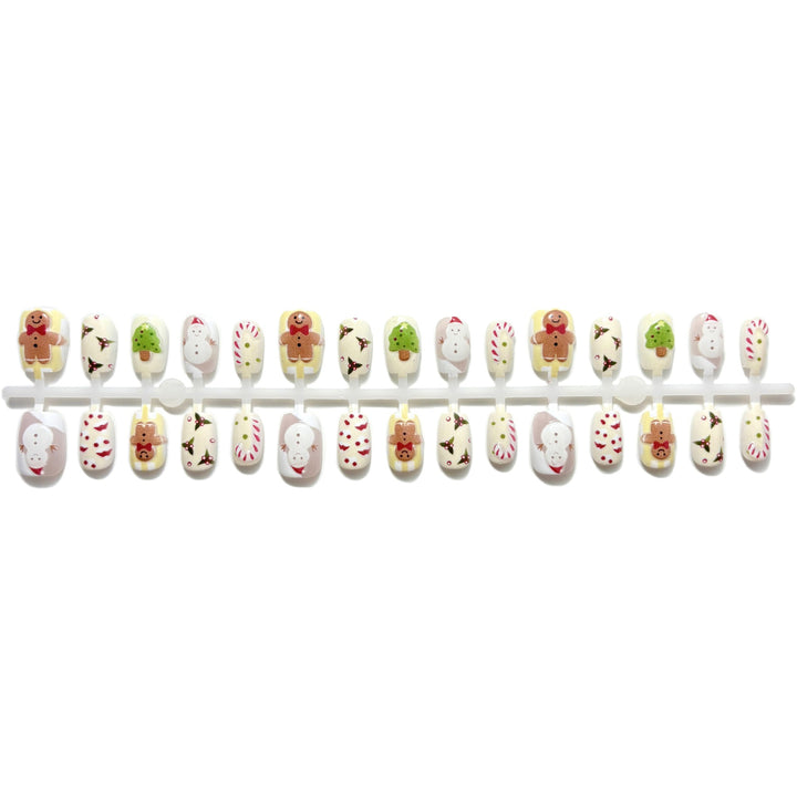 Dekoratives saisonales Press-On-Nagelset