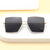 Damen modische Quadratische Brille Karnz