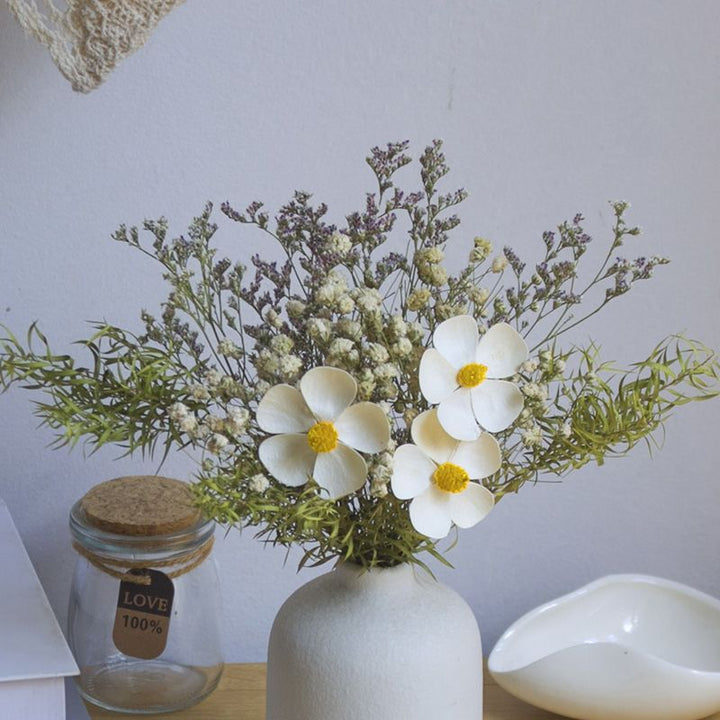 Getrocknete Blumen Botanische Anordnung