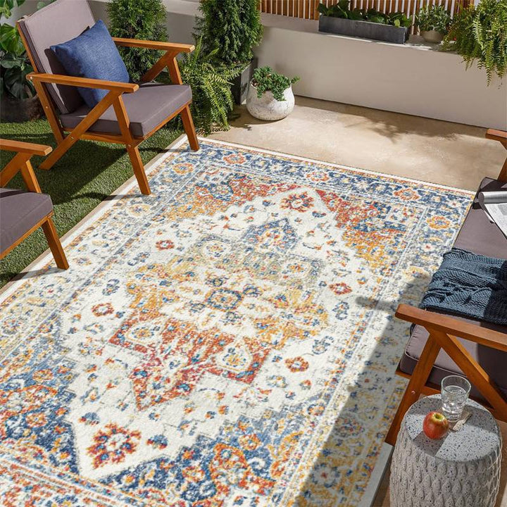 Geometrisches Muster Outdoor-Teppich
