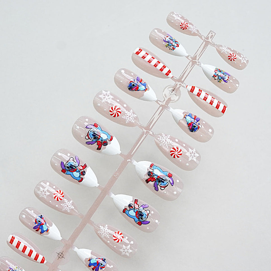 Vielseitiges Press-On Nagelset Karnz