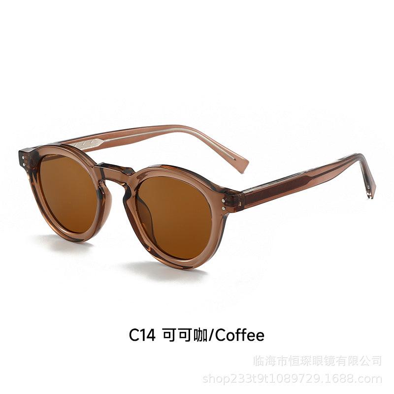 Damen modische Sonnenbrille im modernen Ovaldesign Karnz