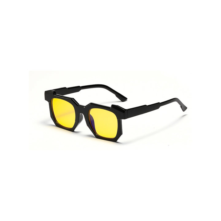 Damen modische transparente Sonnenbrille mit stilvollen Verlaufsgläsern Karnz