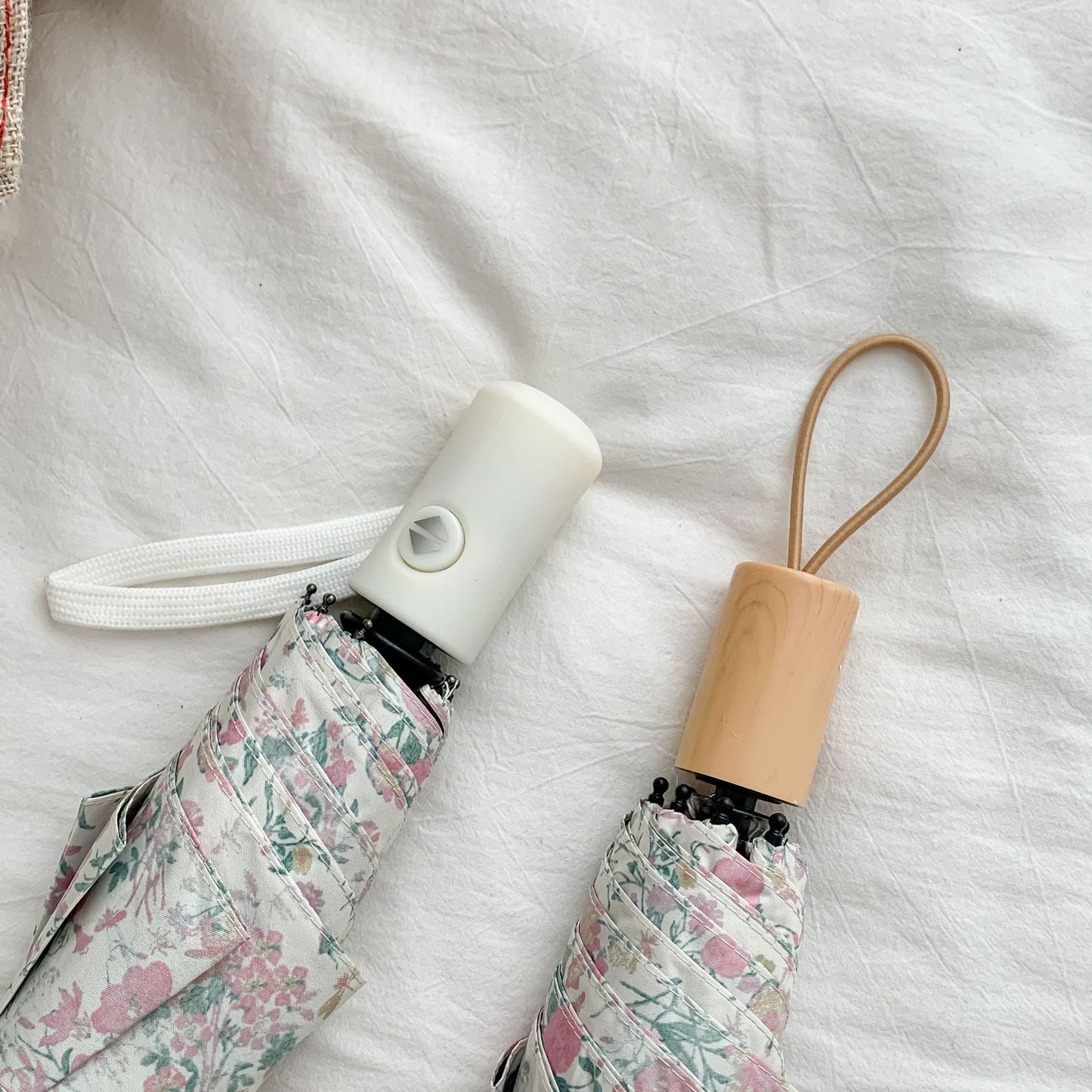 Damen Faltbarer Regenschirm mit detailliertem Blumenmuster Karnz