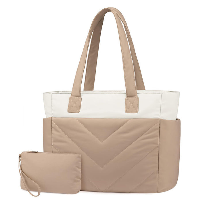 Multifunktionale Alltags-Tasche mit Abnehmbarer Kosmetiktasche Karnz