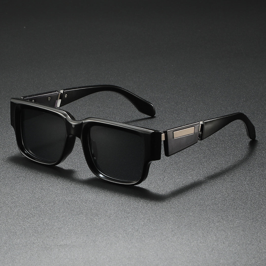 Damen Modische Oversized-Sonnenbrille mit elegantem Kunststoffrahmen Karnz