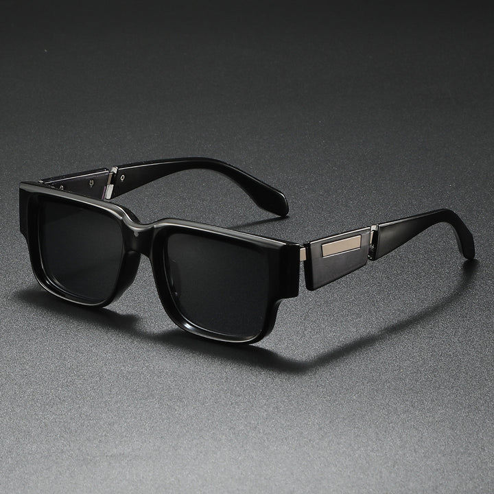 Damen Modische Oversized-Sonnenbrille mit elegantem Kunststoffrahmen Karnz