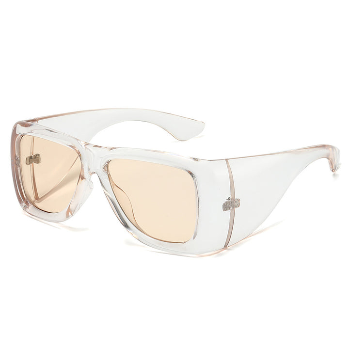 Oversized modegetriebenen Shield-Sonnenbrillen Karnz