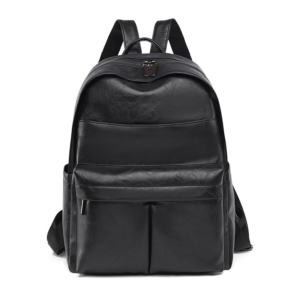 Premium Leder Laptop Rucksack Karnz