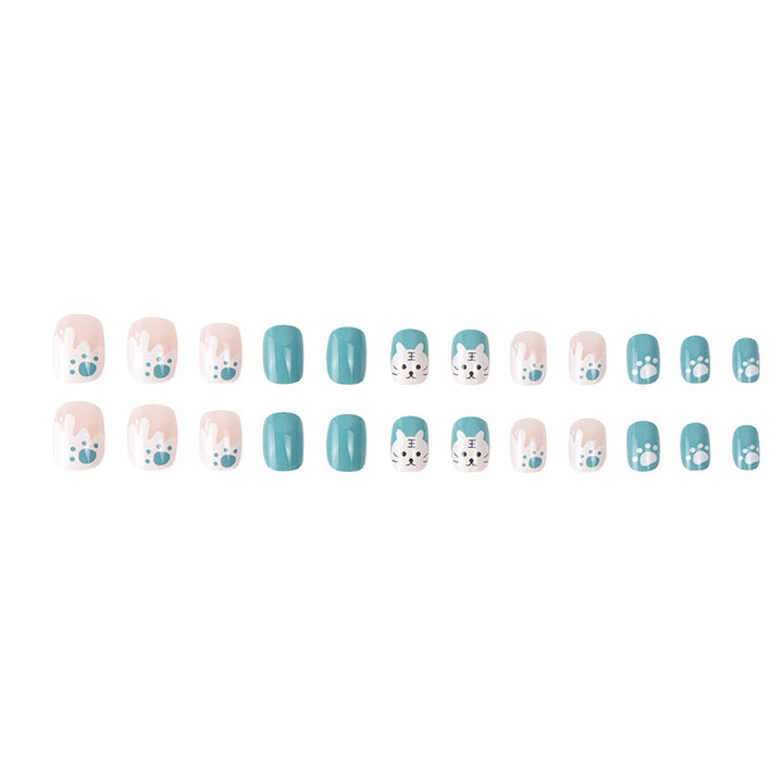 Künstlerisch themed Nagelkunst Karnz