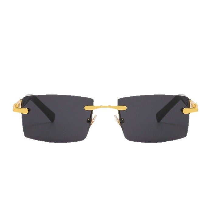 Damen modische Rechteck Sonnenbrille Karnz