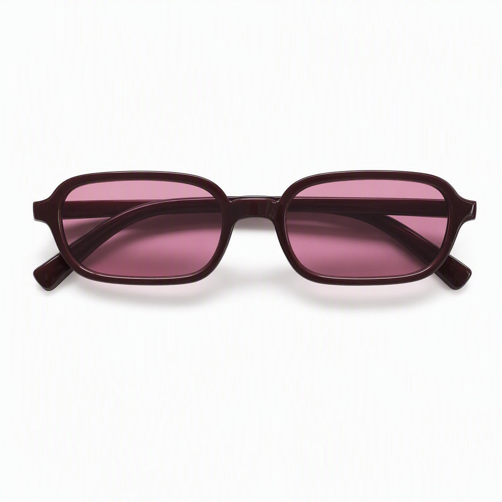 Retro-inspirierte Übergroße Rechteck-Sonnenbrille Karnz