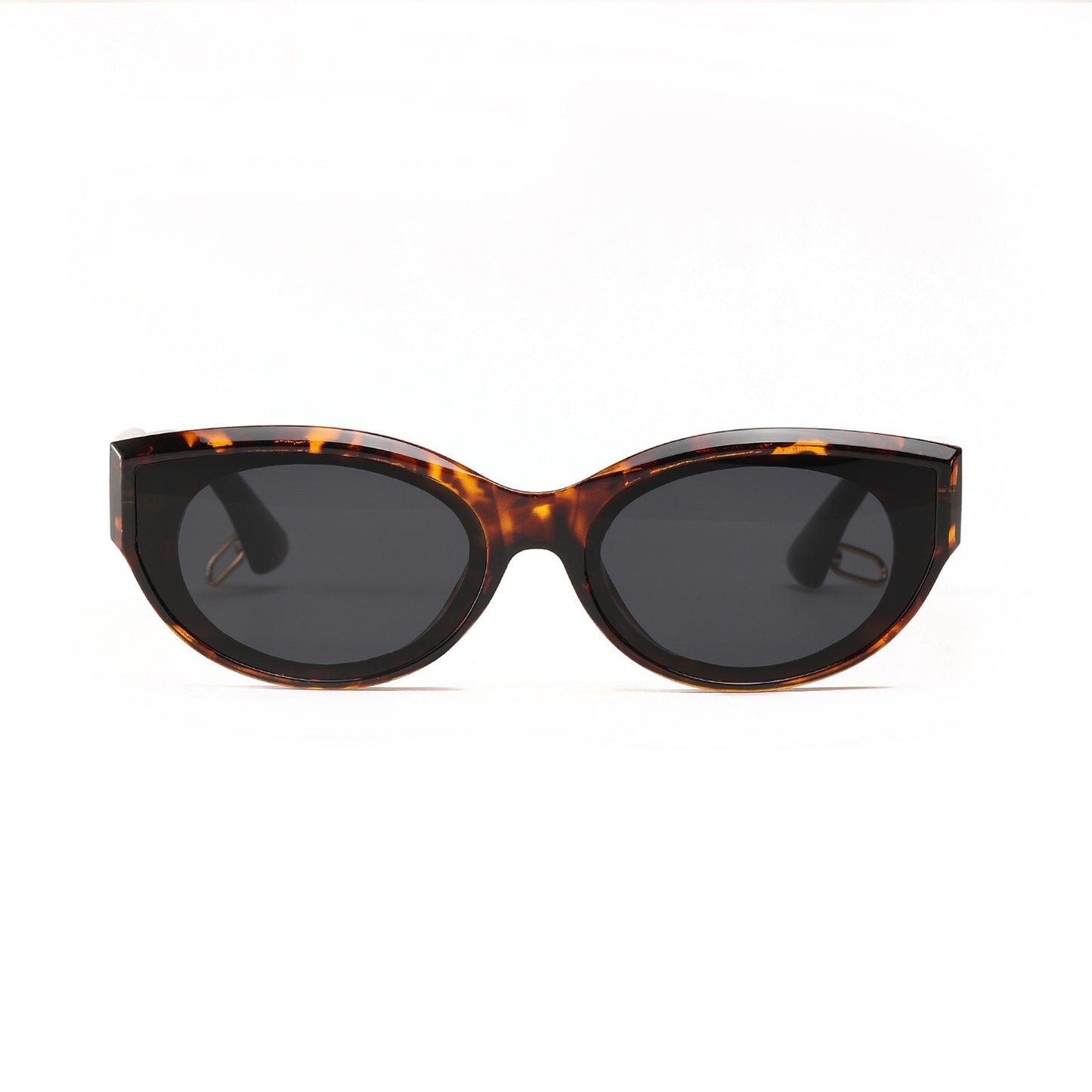Damen modische Sonnenbrille mit transparentem Rahmen und UV-Schutz Karnz