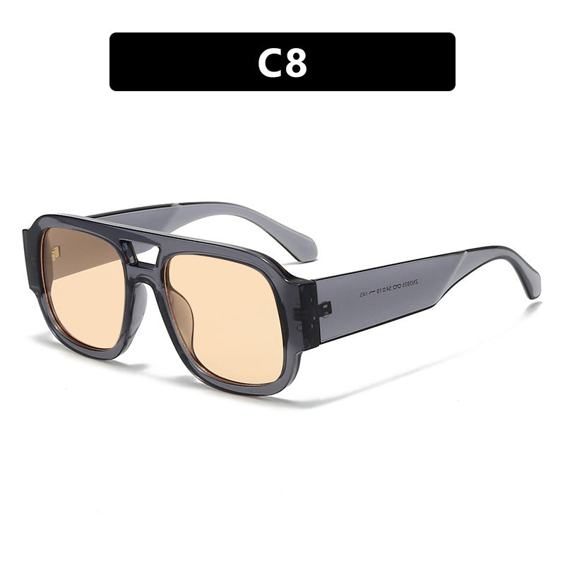 Damen moderne Sonnenbrille im eleganten Rechteckdesign Karnz