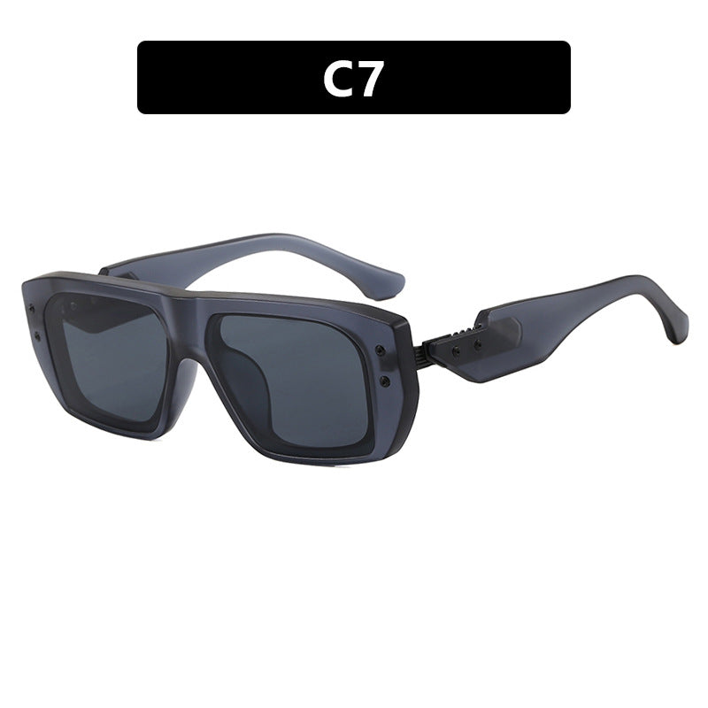 Damen modische quadratische Brille mit mehrfarbigem transparentem Rahmen Karnz