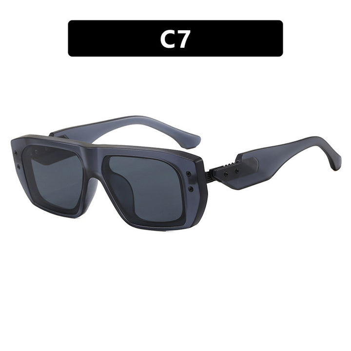 Damen modische quadratische Brille mit mehrfarbigem transparentem Rahmen Karnz