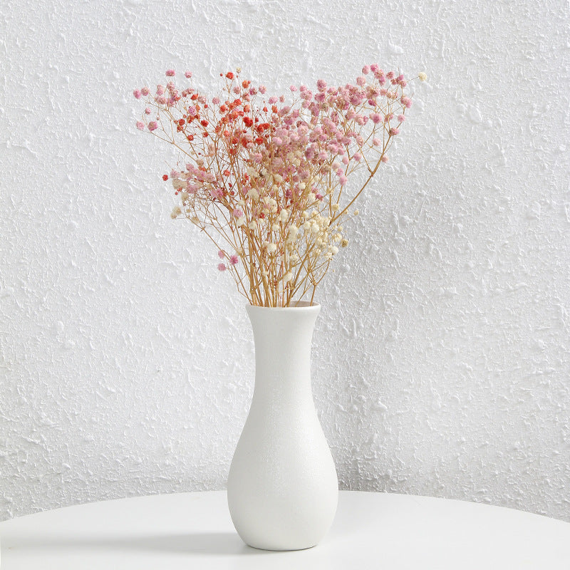 Zeitgenössische Matte Keramik Blumenvase Karnz