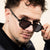Damen quadratische Sonnenbrille mit elegantem Design und polarisierenden Gläsern Karnz
